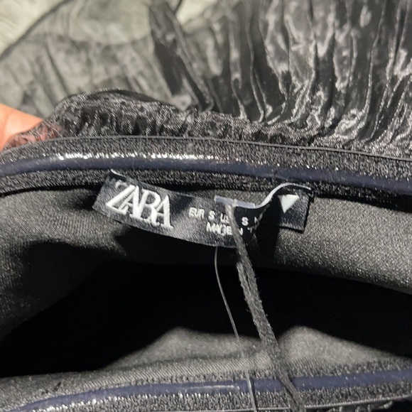 🥰🥰ZARA Organza Asymmetrical One Shoulder Dress🥰🥰 - Picture 12 of 12